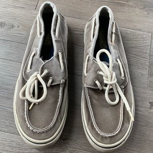 Sperry Top-Sider Gray Shoes - size 10.5 mens